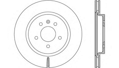 OPEN PARTS bda266920 -  Тормозной диск